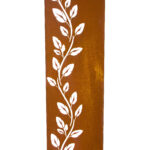 Edelrost Sichtschutz "Blätterranke" 140 x 35 cm